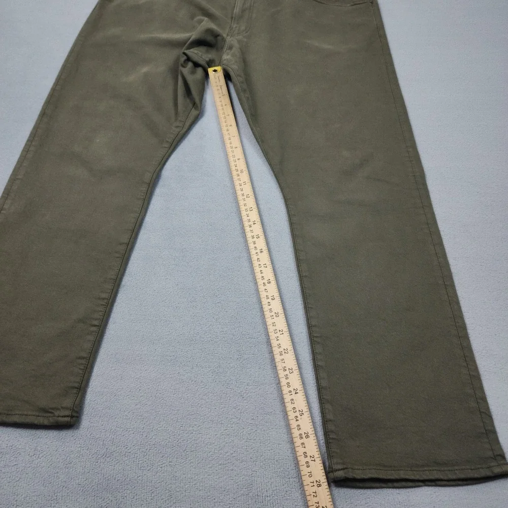 Polo Ralph Lauren Sullivan Jeans Mens 42x30 Olive Green Slim Stretch Preppy